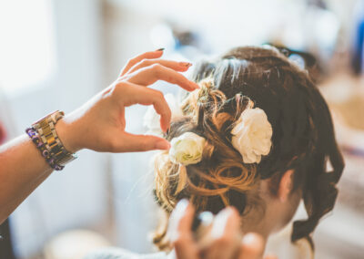 Mariage à Perpignan - Shooting coiffure de la mariée