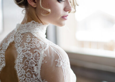 portrait de la mariée