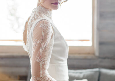 portrait de la mariée
