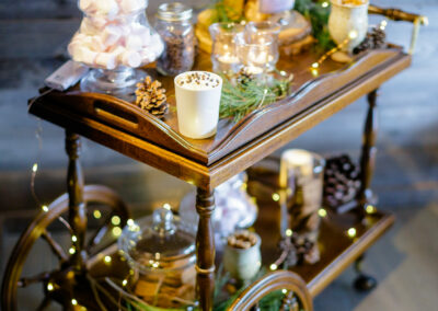 décoration mariage hivernal