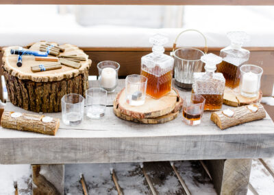 bar à whisky et à cigares